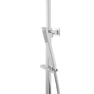 Invena DESZCZOWNIA Z BATERIĄ NATRYSKOWĄ PAROS TREND CHROM AU-33-B01-C