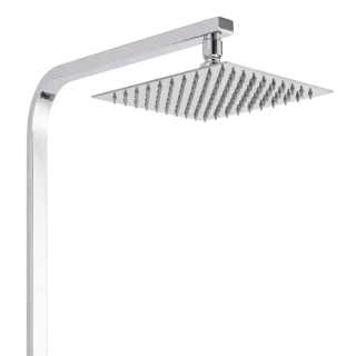 Invena DESZCZOWNIA Z BATERIĄ NATRYSKOWĄ PAROS TREND CHROM AU-33-B01-C