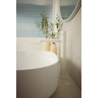 KFA Armatura MOZA MINI WHITE bateria umywalkowa nablatowa 5032-632-44