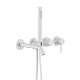 KFA Armatura MOZA WHITE zestaw wannowy podtynkowy z...