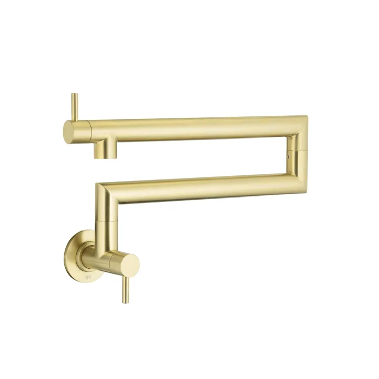 KFA Armatura DUERO POT FILLER BRUSHED LIGHT GOLD bateria kuchenna przegubowa 6623-030-39
