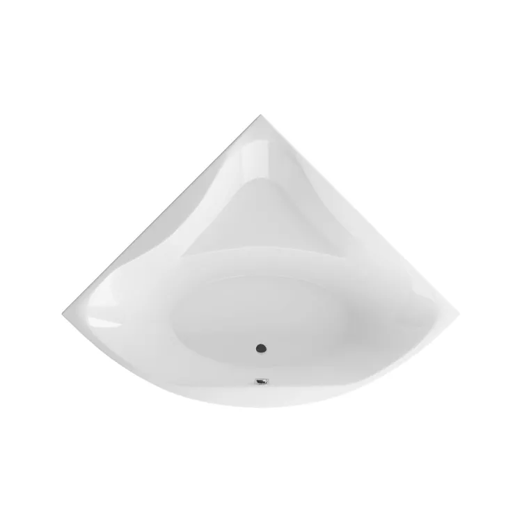 Excellent Glamour wanna narożna 150x150 cm, biały WAEX.GLA15WH