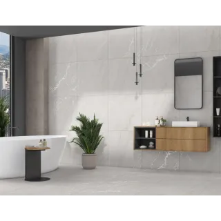 Egen Płytka podłogowa Osaka Bianco 60x60 cm (1,44) Carving