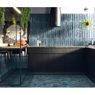 Egen Płytka ścienna Hope Blue 7,5x30 cm Połysk (1.00)