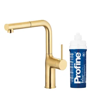 KFA Armatura DUERO PURE MOVE BRUSHED LIGHT GOLD bateria...