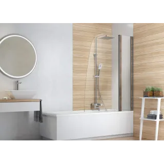 Deante Deszczownica z baterią wannową - ruchoma wylewka NAC_01AM