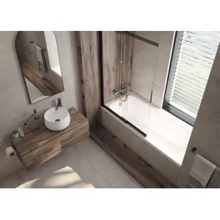 Deante Deszczownica z baterią wannową termostatyczną NAC_D1HT