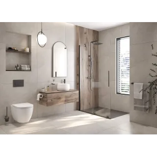 Deante Deszczownica z baterią prysznicową termostatyczną NAC_D4HT