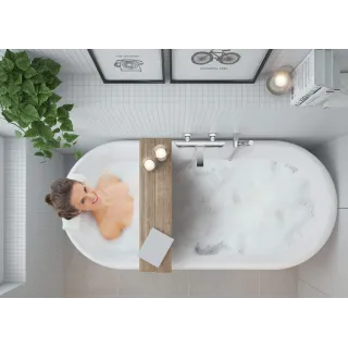 Deante Wąż prysznicowy rozciągliwy - 150 cm NDA_051W