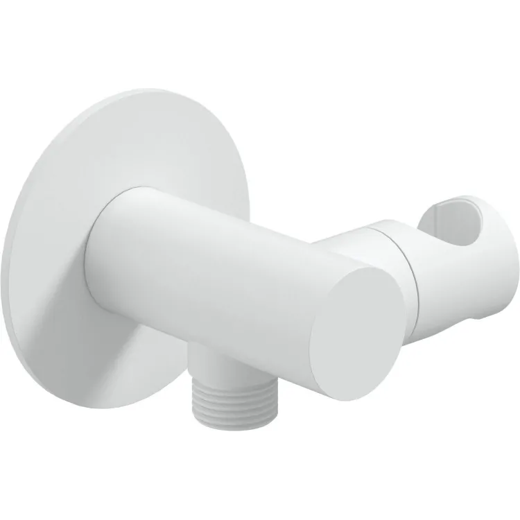 Deante Przyłącze kątowe okrągłe z uchwytem na słuchawkę NQS_A57K