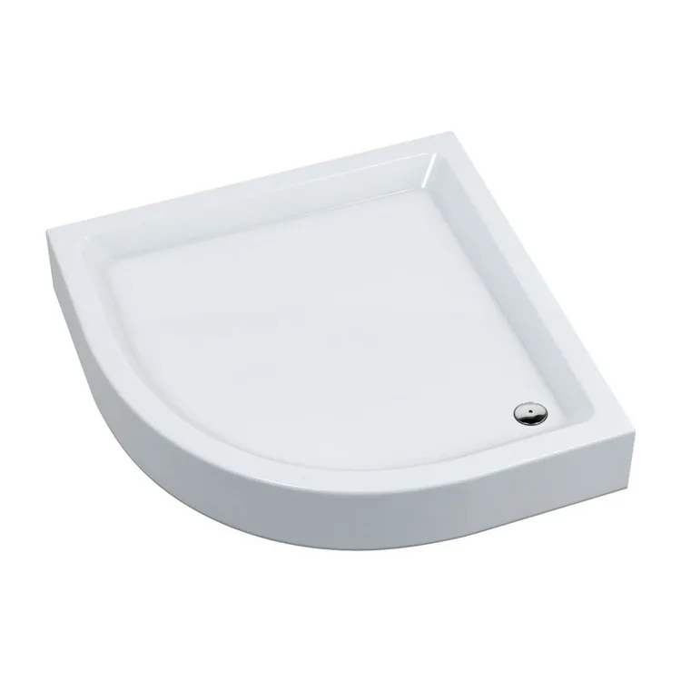 Omnires INVEST PROJECT akrylowy brodzik prysznicowy, 80 x 80 cm, biały połysk INVESTPROJECT80BP