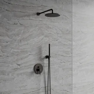 Omnires Y system prysznicowy podtynkowy, grafit szczotkowany SYSY35GR