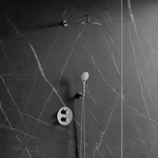 Omnires Y termostatyczny system prysznicowy podtynkowy, chrom połysk SYSYT05CR