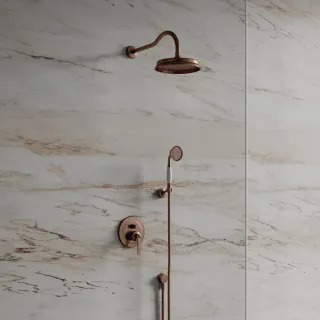 Omnires ARMANCE system prysznicowy podtynkowy, miedź antyczna szczotkowana SYSAM10ORB