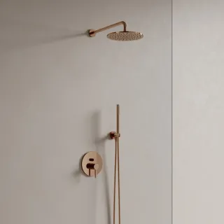 Omnires Y system prysznicowy podtynkowy, miedź połysk SYSY35CP