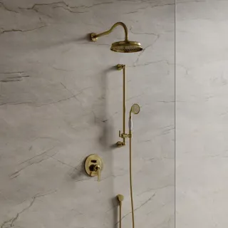 Omnires ARMANCE system prysznicowy podtynkowy, mosiądz szczotkowany SYSAM20BSB