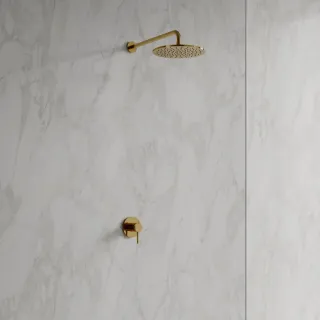 Omnires Y system prysznicowy podtynkowy, złoty połysk SYSY36GL