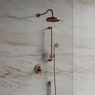 Omnires ARMANCE system prysznicowy podtynkowy, miedź antyczna szczotkowana SYSAM20ORB