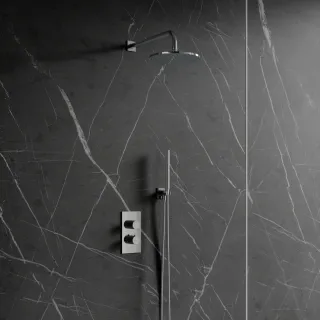 Omnires CONTOUR termostatyczny system prysznicowy podtynkowy, chrom połysk SYSCT11CR