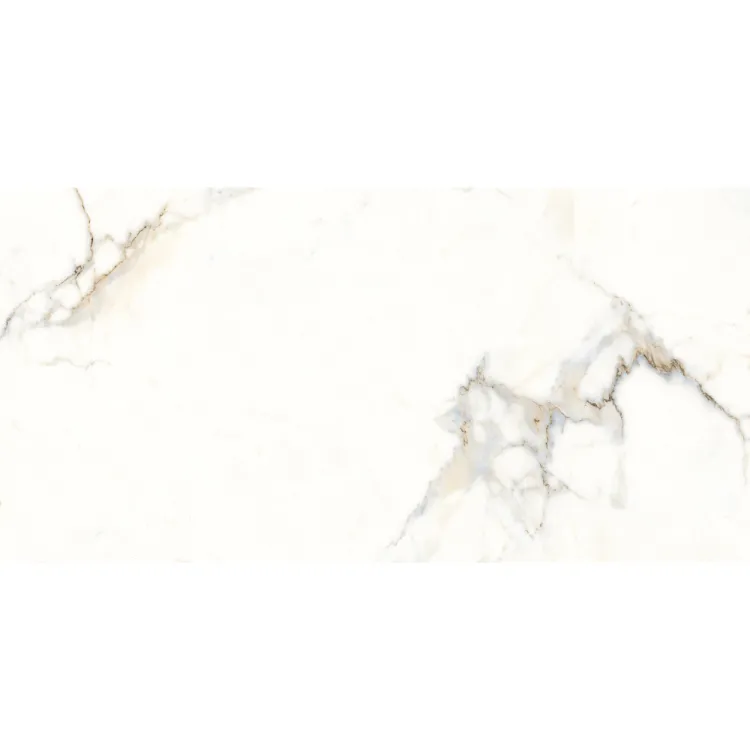Płytki Podłogowe do kuchni salonu biały marmur Milky Way 60x120 (1.44) cm Glossy