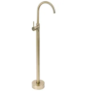 Rea BATERIA UMYWALKOWA PODŁOGOWA LUNGO ZŁOTA SZCZOTKOW...