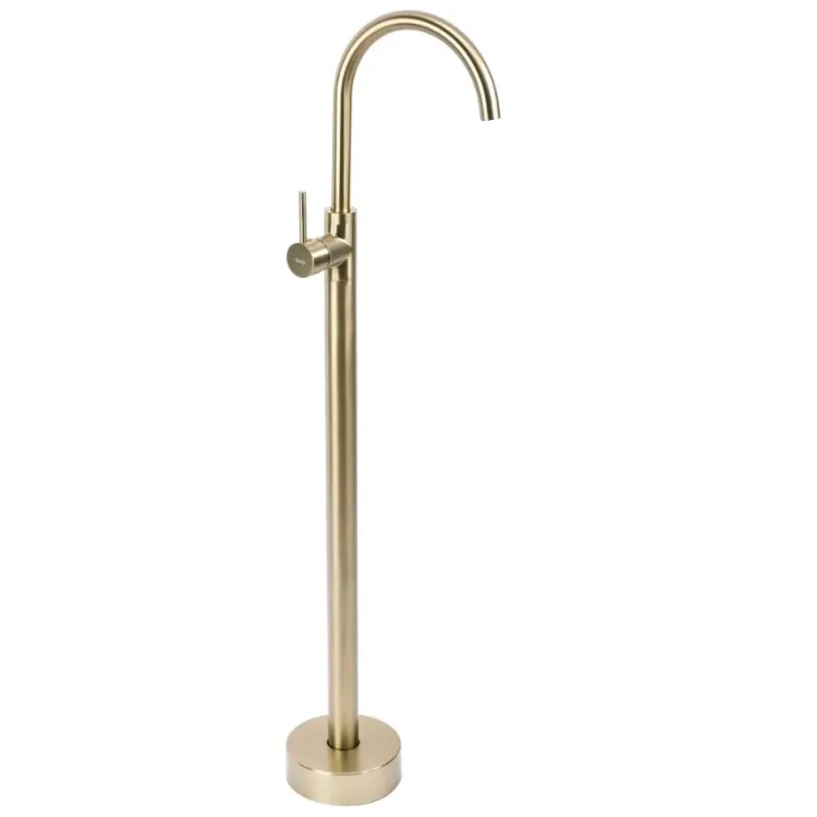 Rea BATERIA UMYWALKOWA PODŁOGOWA LUNGO ZŁOTA SZCZOTKOW REA-B4304