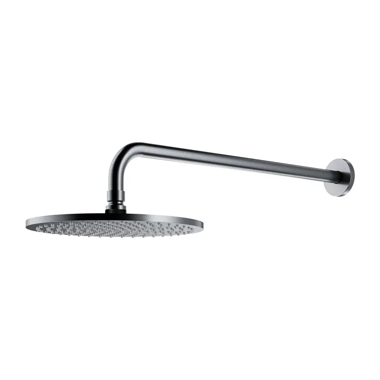 Omnires SLIMLINE deszczownica z ramieniem, nikiel szczotkowany WGSET1NI