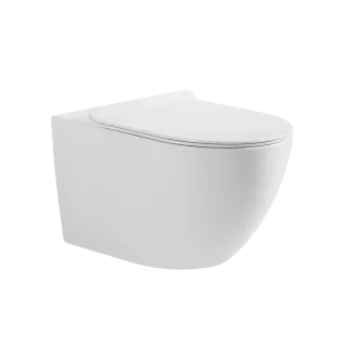Invena MISKA WC PODWIESZANA, BEZKOŁNIER LIVADIA, Z DESKĄ...