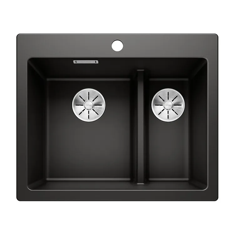 BLANCO PLEON 6 Split Silgranit czarny, lewa, InFino 525955