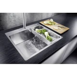 BLANCO ANDANO 500-IF/A stal polerowana, korek auto., InFino, PushControl 525245