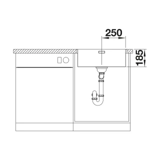 BLANCO SOLIS 500-IF stal szczotkowana, InFino 526123
