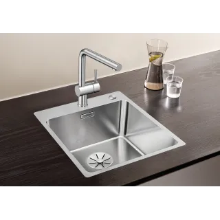 BLANCO ANDANO 400-IF/A stal polerowana, korek auto., InFino, PushControl 525244