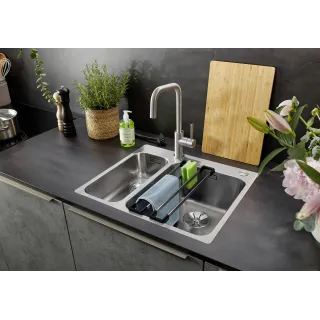 BLANCO JANDORA stal szczotkowana 526615