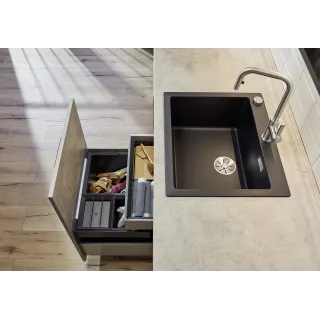 BLANCO JANDORA-S stal szczotkowana 526614