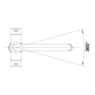 BLANCO JANDORA stal szczotkowana 526615