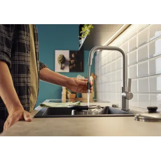 BLANCO JANDORA-S stal szczotkowana 526614