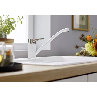 BLANCO WEGA II Silgranit-Look antracyt/chrom 526407