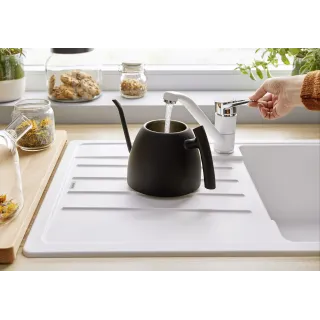 BLANCO WEGA II Silgranit-Look antracyt/chrom 526407