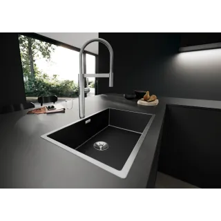 BLANCO CLARON 700-IF stal Dark Steel, InFino 527837