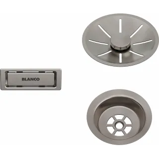 BLANCO Zestaw elementów stalowych w kolorze satin...