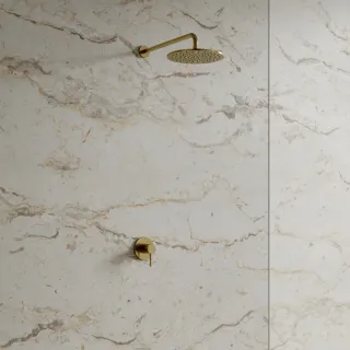 Omnires Y system prysznicowy podtynkowy, złoty szczotkowany SYSY36GLB