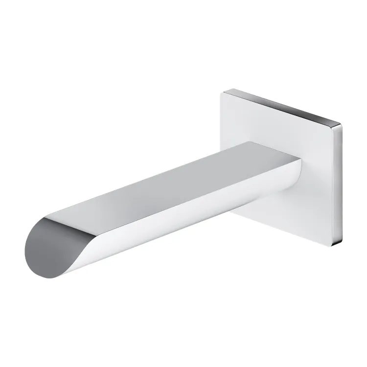 Omnires SACRAMENTO wylewka wannowa ścienna, chrom/biały połysk WDSACRAMENTOCRB