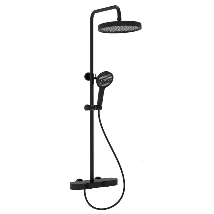 Rea ZESTAW NATRYSKOWY CREO CZARNY REA-P0360