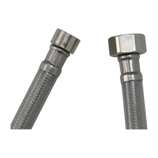 Omnires wężyk przejściowy, 50 cm, nikiel szczotkowany...