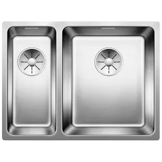 BLANCO ANDANO 340/180-U stal polerowana prawa, InFino 522977