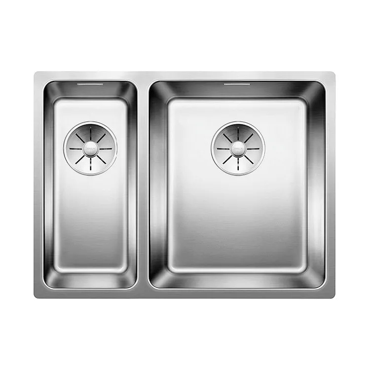 BLANCO ANDANO 340/180-U stal polerowana prawa, InFino 522977