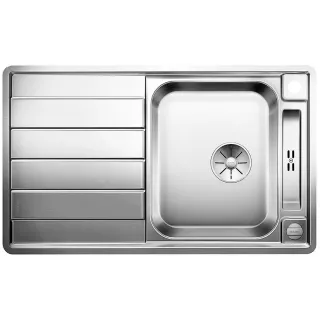 BLANCO AXIS III 45 S-IF stal polerowana odwracalny, korek...