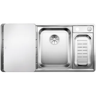 BLANCO AXIS III 6 S-IF stal polerowana prawa, korek...