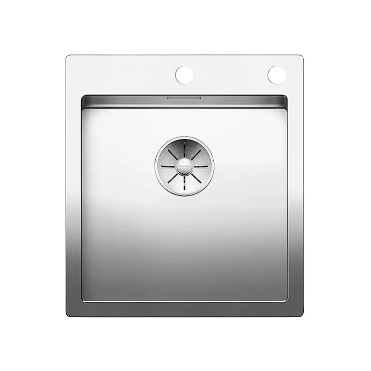 BLANCO CLARON 400-IF/A stal polerowana, korek auto., InFino, PushControl 521632