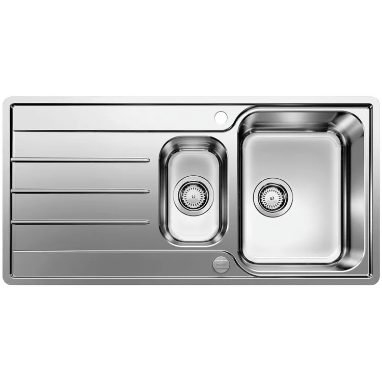 BLANCO LEMIS 6 S-IF stal szczotkowana, odwracalny, korek auto. 523033